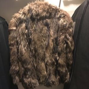 Vintage Raccoon Fur Coat
